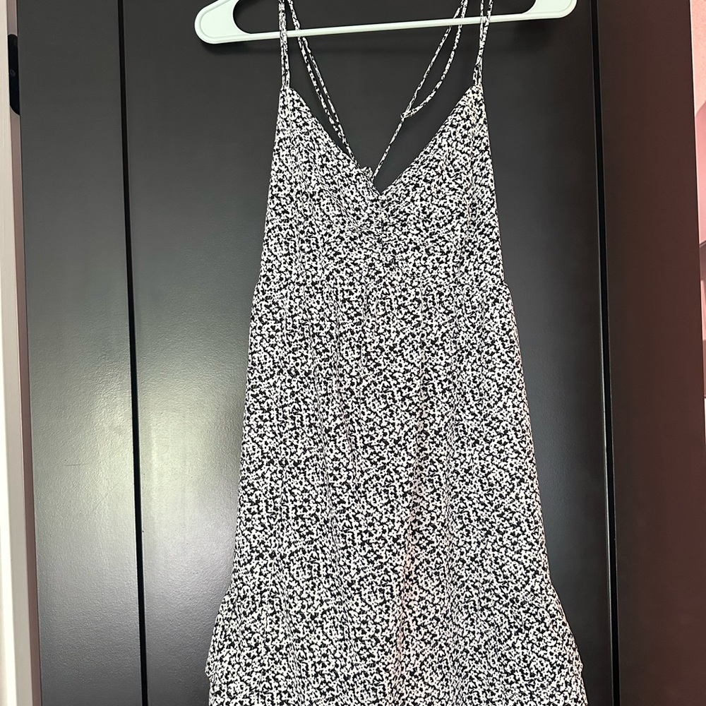 Altar'd State Black and White Mini Dress